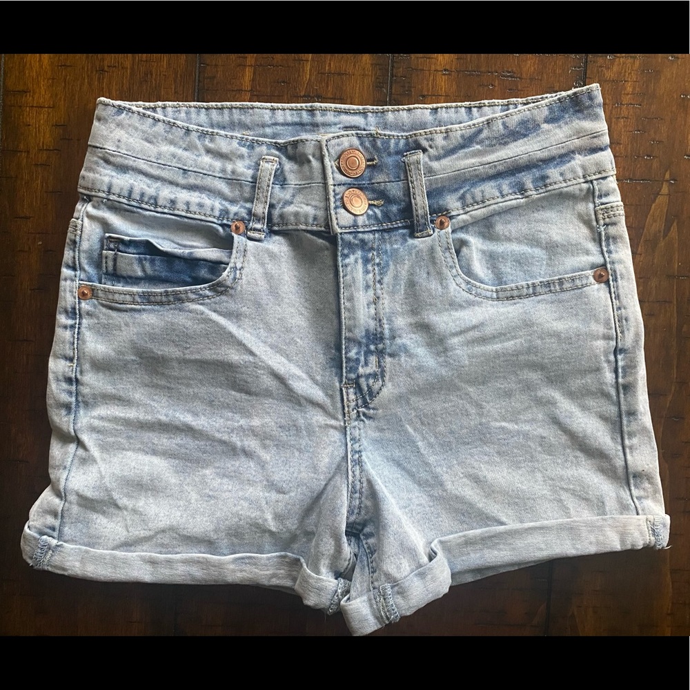 Cotton On High Rise Classic Stretch Denim Shorts